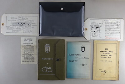 Board folder + Owner's Manual Rolls Royce Silver Cloud I Baujahr 1955 - 1958