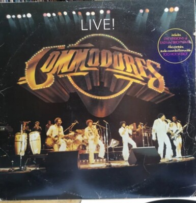 Commodores - LIVE - STML.60071 - 72 Motown 1977 Double LP. VG + VG 