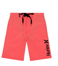 NEW Hurley heather orange boys youth sz 18 swim board shorts swimsuit