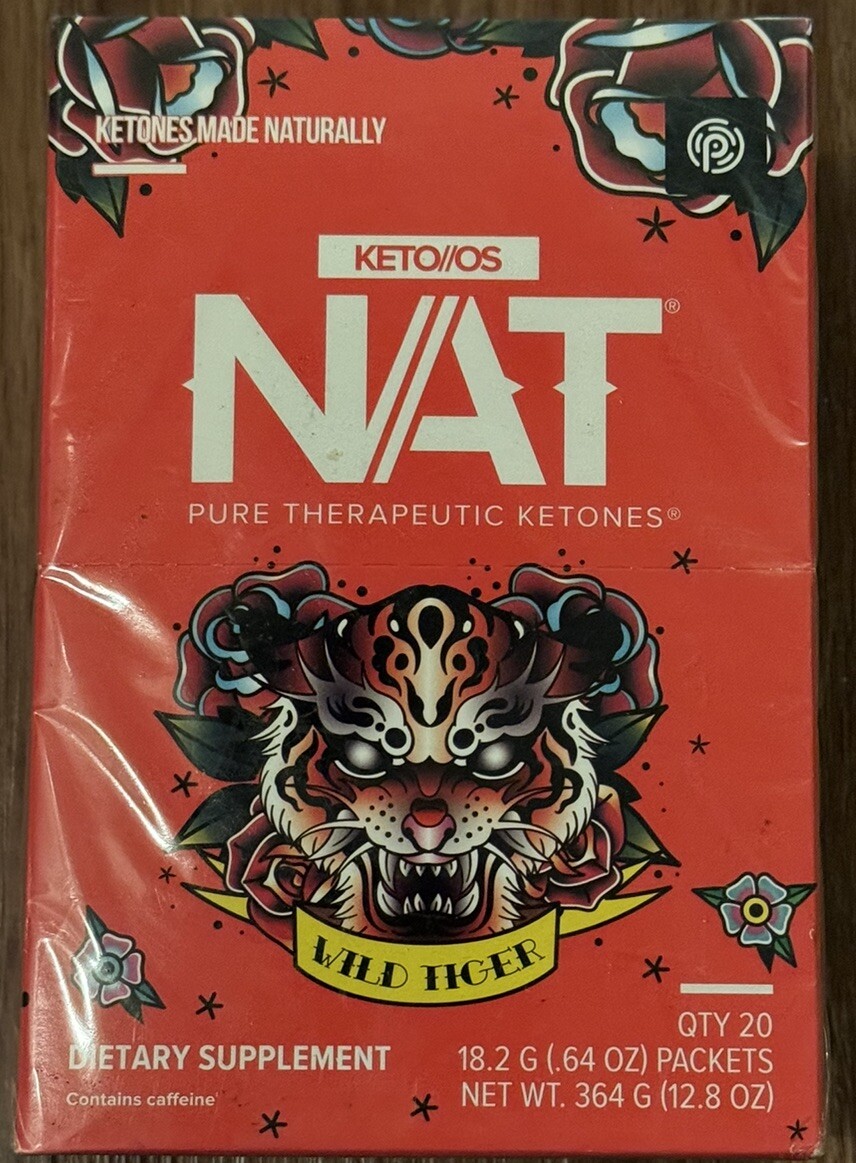 Pruvit KETO OS NAT Ketones Wild Tiger Charged 20 Packets New eBay