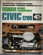 Honda Civic 1200 Manual Transmission - SP Auto Service & Repair Manual - Book