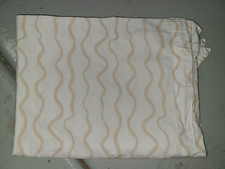 Crate  Barrel  Wavy Stripes - Light Peach" Toddler Flat Sheet