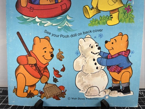 Vintage 1978 Winnie Puuh Whitman Color Activity Book Walt Disney Productions - Bild 3 von 15