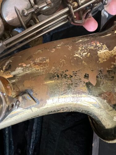 Yamaha YAS-23 Alto Saxophone with case and mouthpiece. Made in Japan - Picture 11 of 13