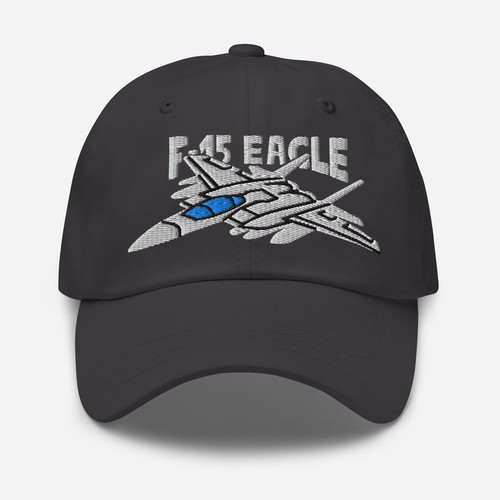 F-15 Eagle Fighter Jet Embroidered Cap – Classic Aviation Headwear - Picture 6 of 8