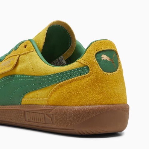 PUMA Palermo Vintage OG men's shoes 396463 12 yellow green style - 第 4/6 張圖片