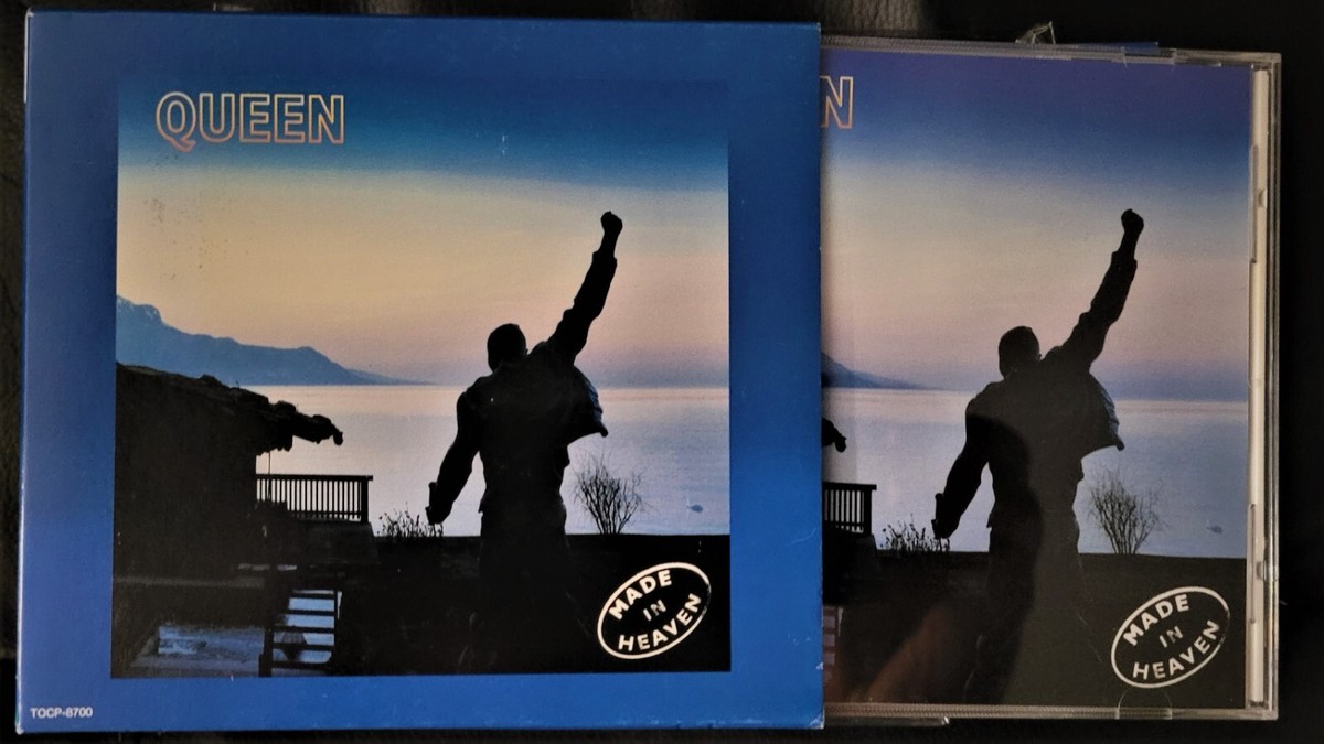 クィーン記念グッズ　メイド　イン　ヘブン QUEEN - MADE IN HEAVEN ( VERY RARE JAPAN OBI/CARDBOARD