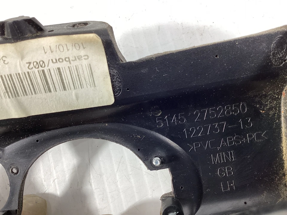 Acabamento de ignição 2012-2014 Mini Cooper escuro 51452752850 fabricante de equipamento original. - Imagem 4 de 4