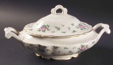 Princess China Tru-Tone Sweet Briar Small Covered Vegetable Tureen 11.5in — listing 6
