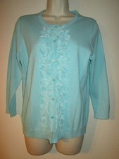 Charter Club SOMERSET GARDEN CARDIGAN Sweater M Cotton Blend NEW NWT 55 Medium