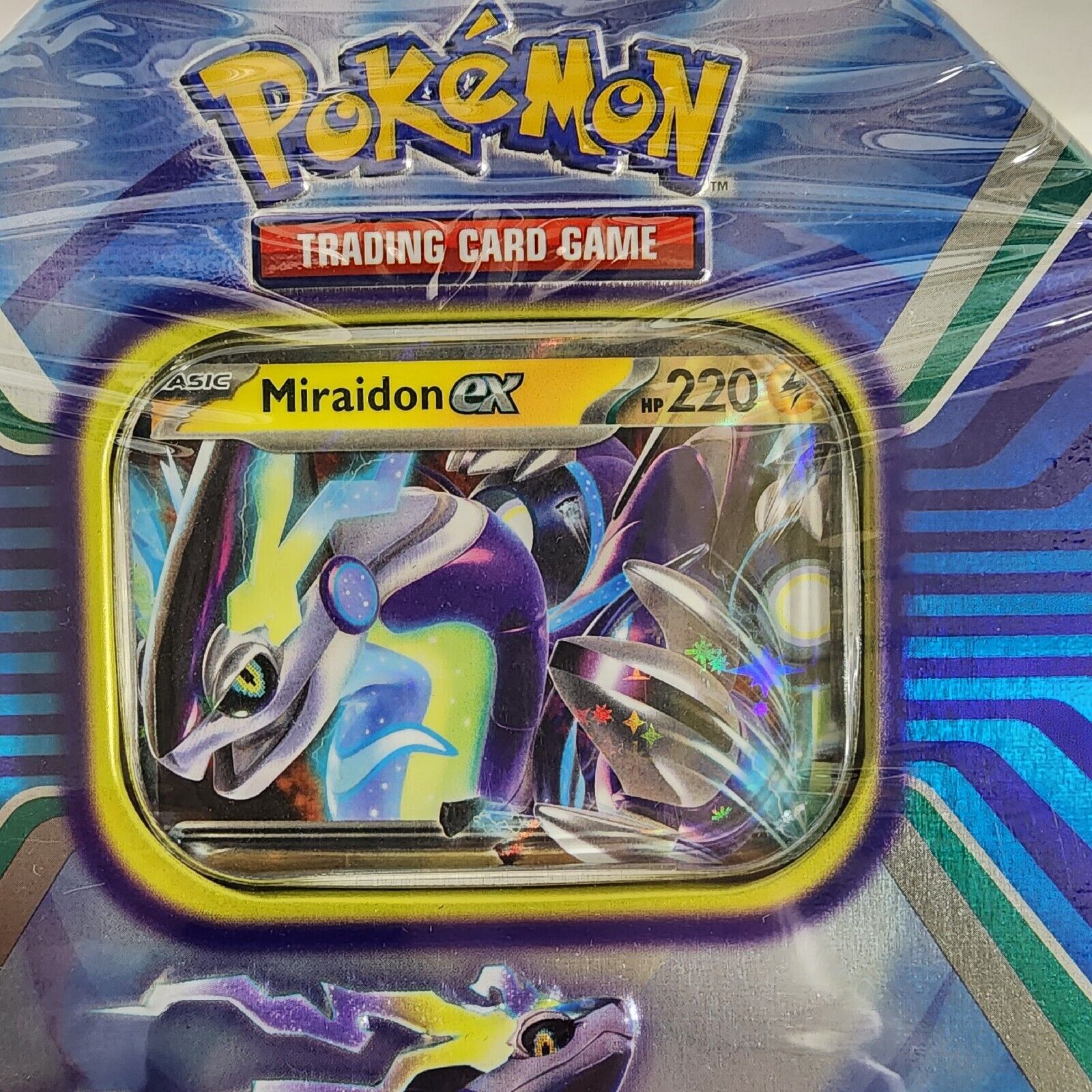 Pokemon Trading Card Game: Paldea Legends Koraidon ex OR Miraidon ex Tin  (Styles May Vary)