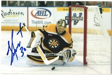 Jeremy Smith Autographed 4x6 Color Photo Providence Bruins #30 C