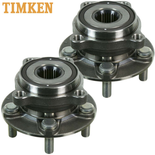 Pair TIMKEN Front Wheel Hub Bearing for Subaru Outback Legacy Impreza 5 Lug - Picture 2 of 7