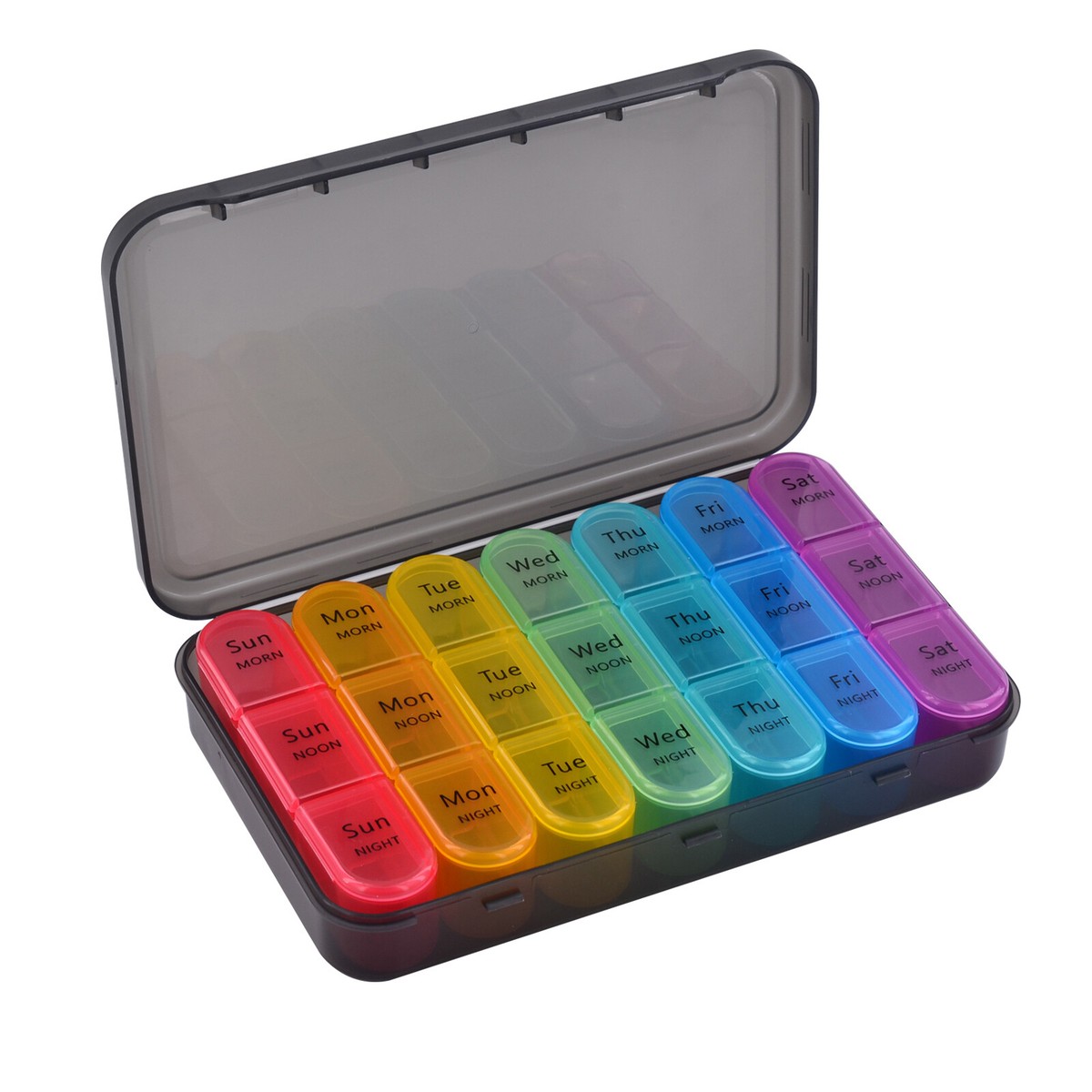 衛生日用品 what we want WWW_PILLCASE Weekly Pill Organizer Pill Case Pill Boxes 3 Times a Day