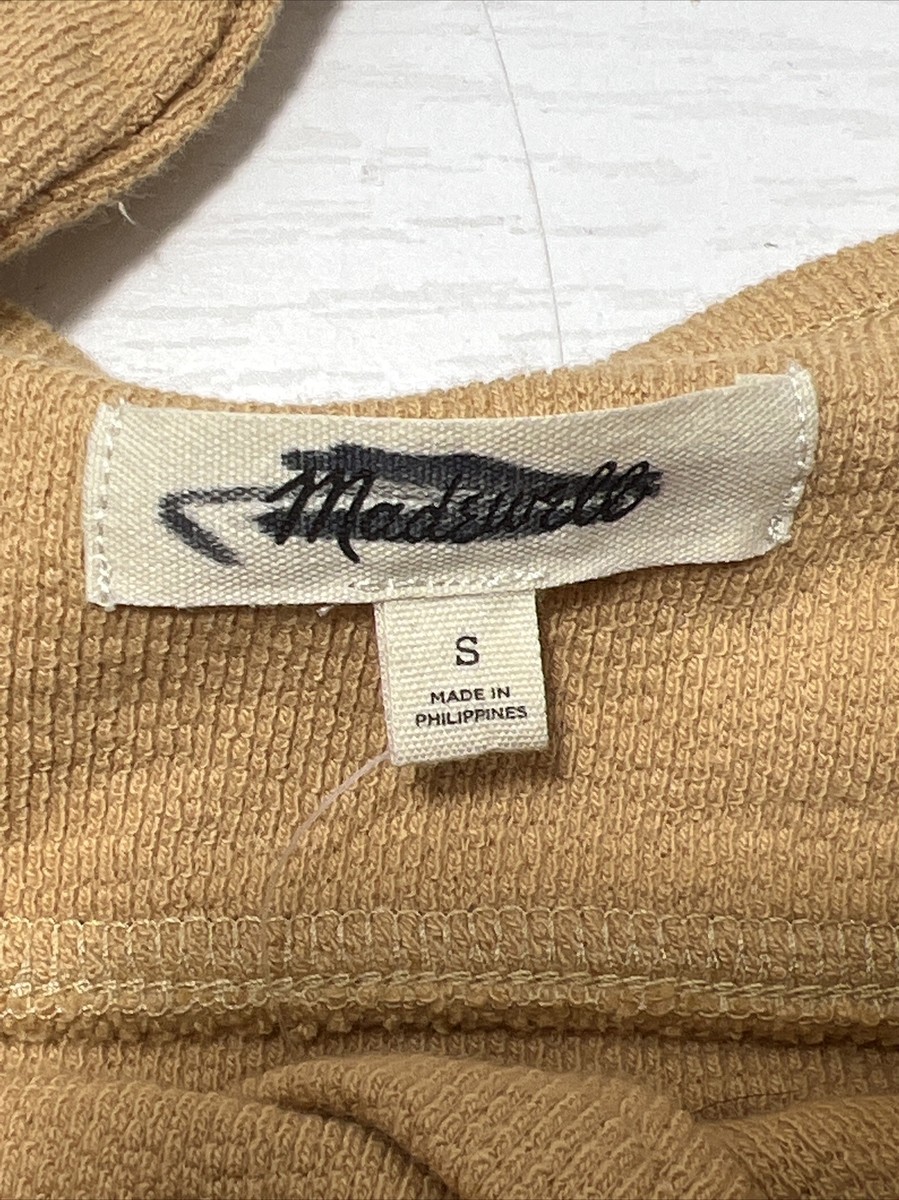 Madewell Cutout Tank (Dried Straw) Small | eBay