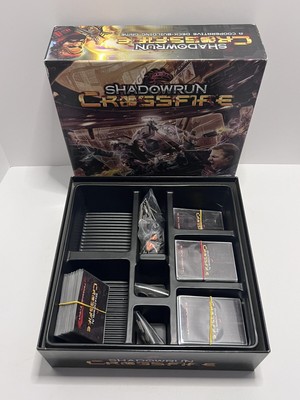 Shadowrun Crossfire Cooperative Deck Building Game- Complete Catalyst  Shadow Run