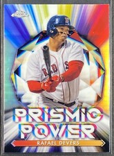2021 Topps Chrome Prismic Power Rafael Devers Refractor SP #PP12 -Boston Red Sox