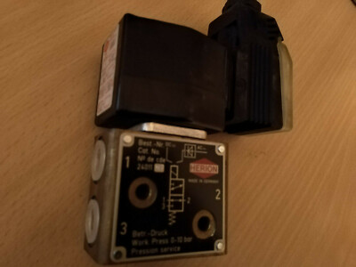 Herion 24V 3/2 Way Valve G1/4 Electromagnetically Operated Seat Valve 0800/0807