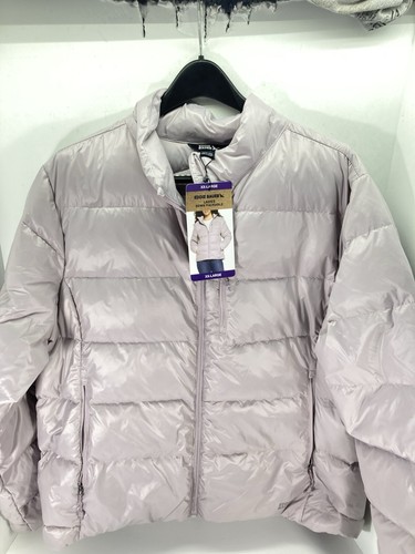Eddie Bauer Down Puffer Jacket Coat Women 2XL Lilac Purple Full Zip Packable NWT - Picture 15 of 15