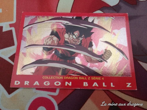 Carte prism Dragon Ball Z Serie Part 4 n 62 card DBZ Panini Rouge red Rossa rare