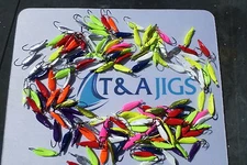 10 Gog Bugs  Goggle Eye Jigs  1/10 oz. T&A JIGS Lot of 10 mixed colors&unpainted