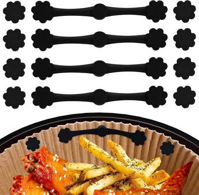 4 Pack Magnete für Airfryer Backpapier,Air Fryer Magnet Silikon Schnalle Set für