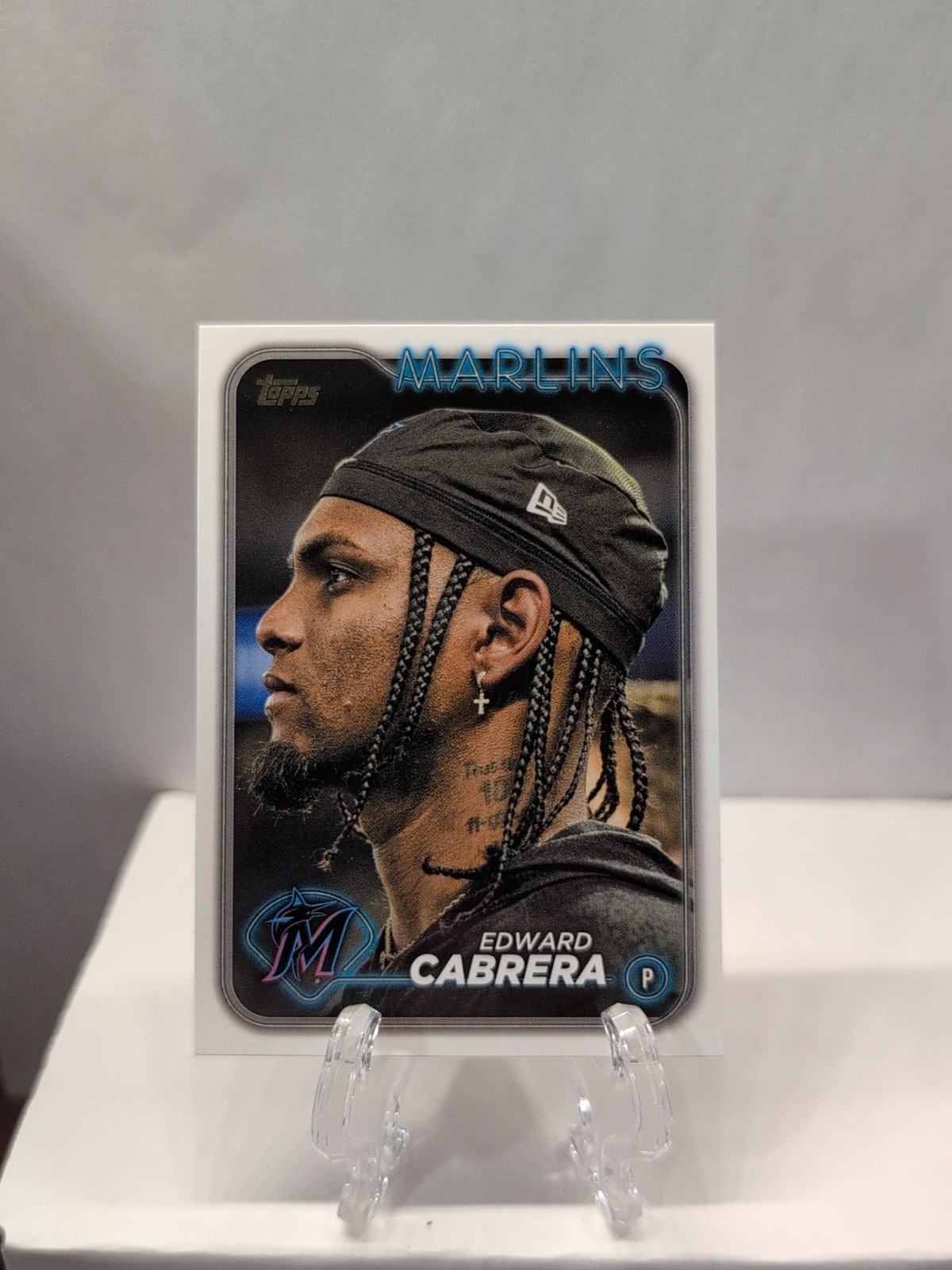 2024 Topps Series 2 Edward Cabrera #465 Golden Mirror Image MARLINS!!! SSP