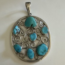 Charles Albert Signed 925 Sterling Silver Ova...