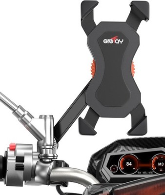 Motorrad Handyhalterung Rückspiegel Universal 360 für 3,5-6,5 Zoll Halter