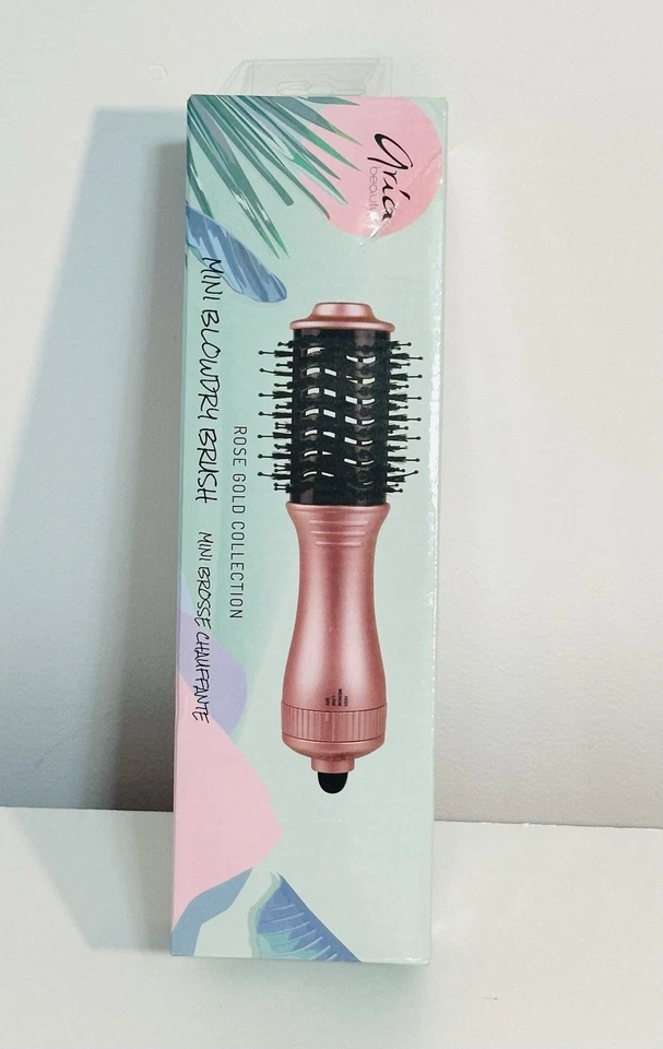 Mini secador de pelo Aria Beauty color oro rosa Foto 4 de 4