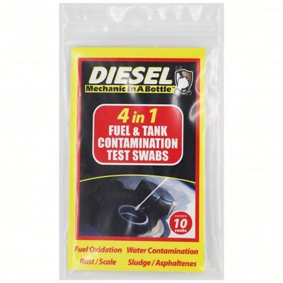 DIESEL MECHANIC IN A BOTTLE Diesel Fuel Tester: Diesel Fuel Test, 10 Swabs
