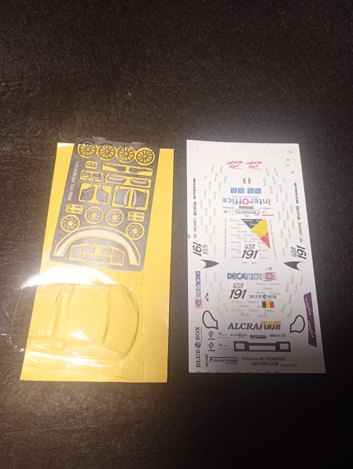 Francorchamps mini models Porsche 996 GT3 RS 24hours of Spa 2005 1/43 kit - Immagine 3 di 4