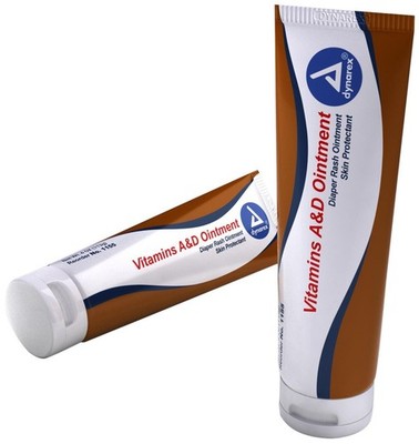 Dynarex  We Care  Vitamins A & D Ointment, 4-ounce tube-Case of 72