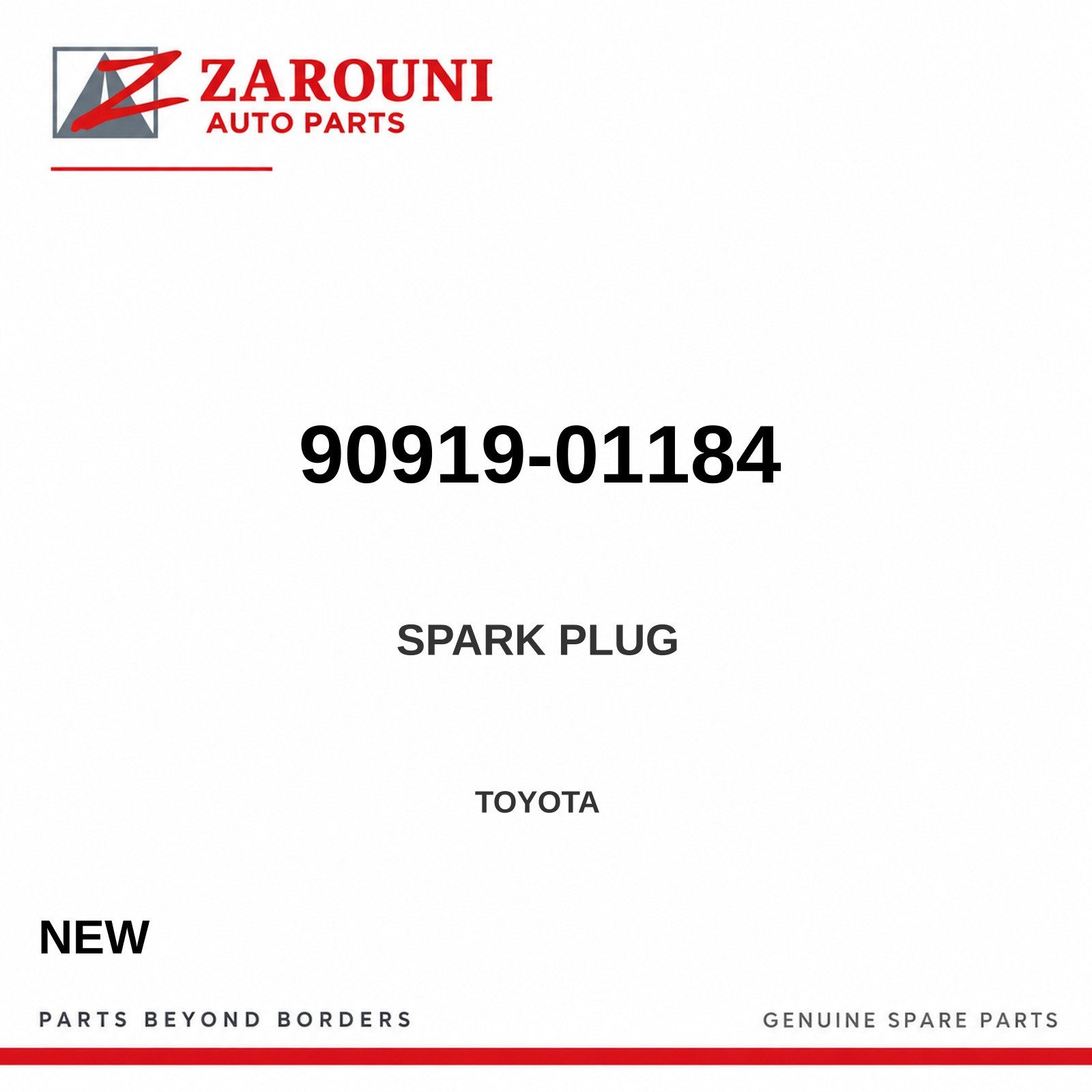 Genuine 2002-2017 Toyota Camry Spark Plug 90919-01184