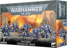 Games Workshop Warhammer 40K Space Marines Ultramarines Terminator Squad 6 Minis