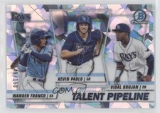 2020 Bowman Atomic Refractor 146/150 Vidal Brujan Wander Franco Kevin Padlo 9b3
