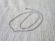 VINTAGE, 9CT WHITE GOLD, CHAIN / NECKLACE, SHEFF 2006, 18 in long, 3.53gs