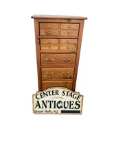 65846 Pine Lingerie High Chest Dresser