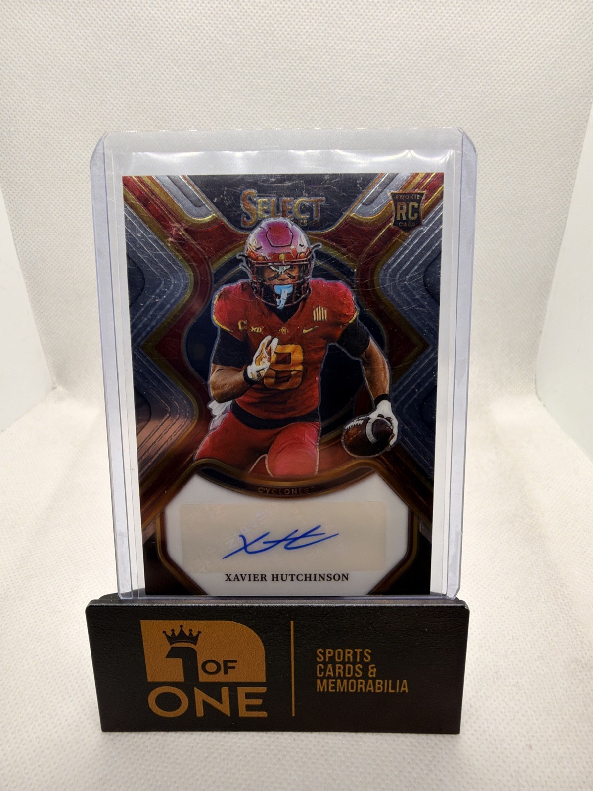 Xavier Hutchinson Panini Select Draft Picks Rookie Signatures #XHU Base