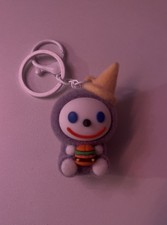 Limited Edition Jack in the Box Purple Jibbi Bag Charm Keychain - Saucy