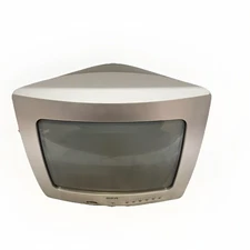 Vintage RCA Model E13320 Color CRT 13" Television Retro Gaming TV NO REMOTE