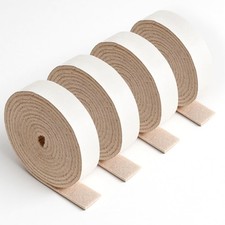 Felt Strips with Adhesive Backing, 4 Rolls 1/2 x 60 Inch Felt Tape Heavy Duty...