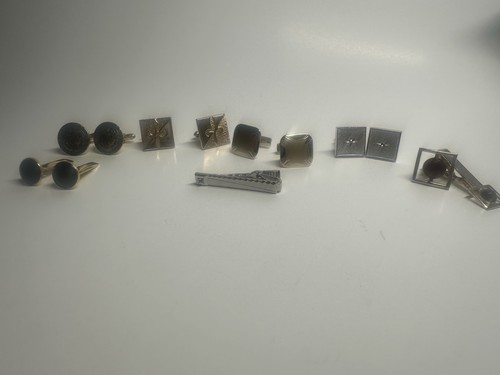 Lot of Cufflinks and Tie Bars