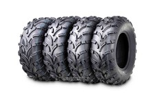WANDA Set of 4 ATV/UTV Tires 25x8-12 Front & 25x10-12 Rear /6PR P373-10243/10...