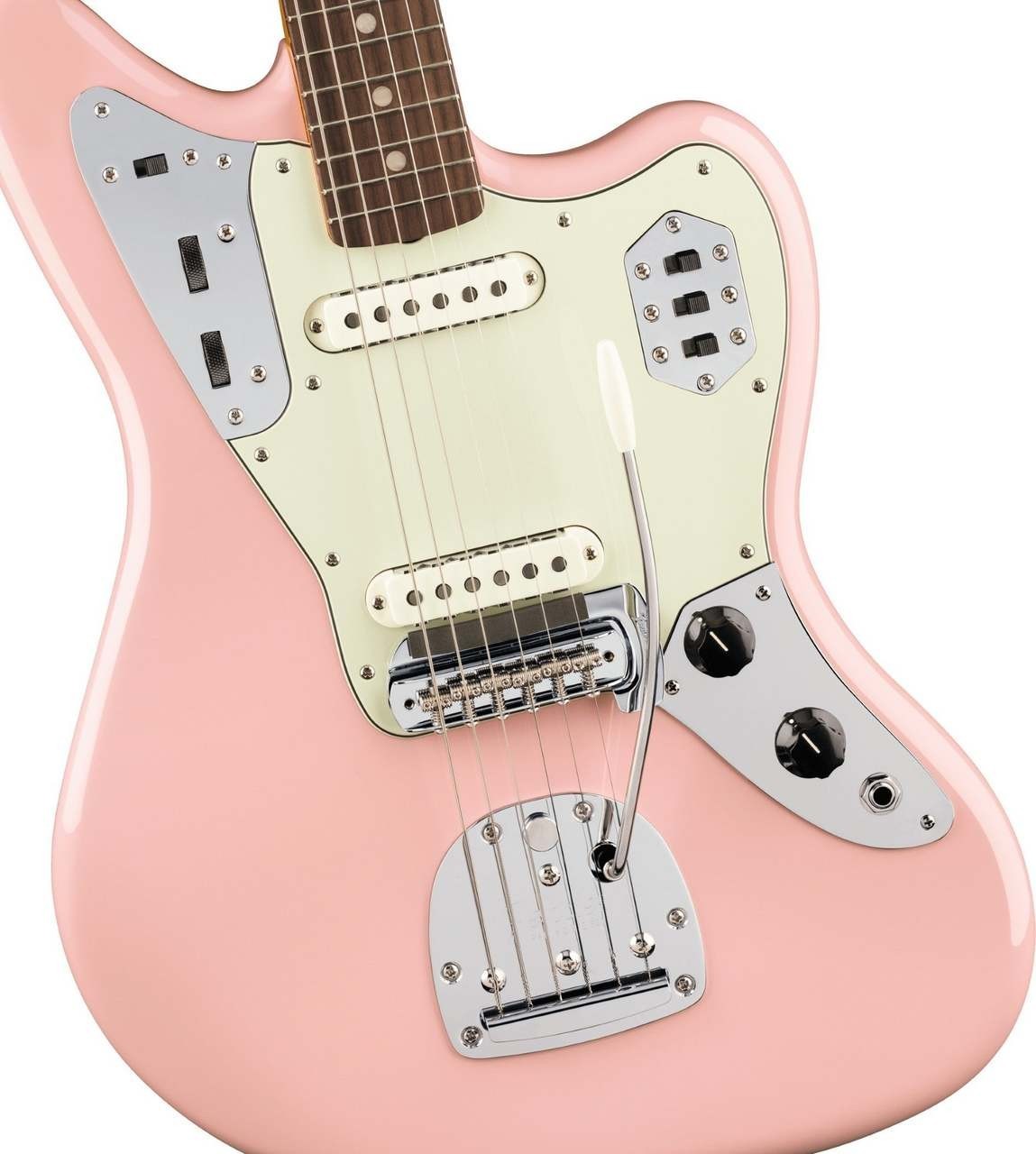 Fender Vintera III Mid 60s Jaguar Electric Guitar Rosewood Fingerboard Shell Pin