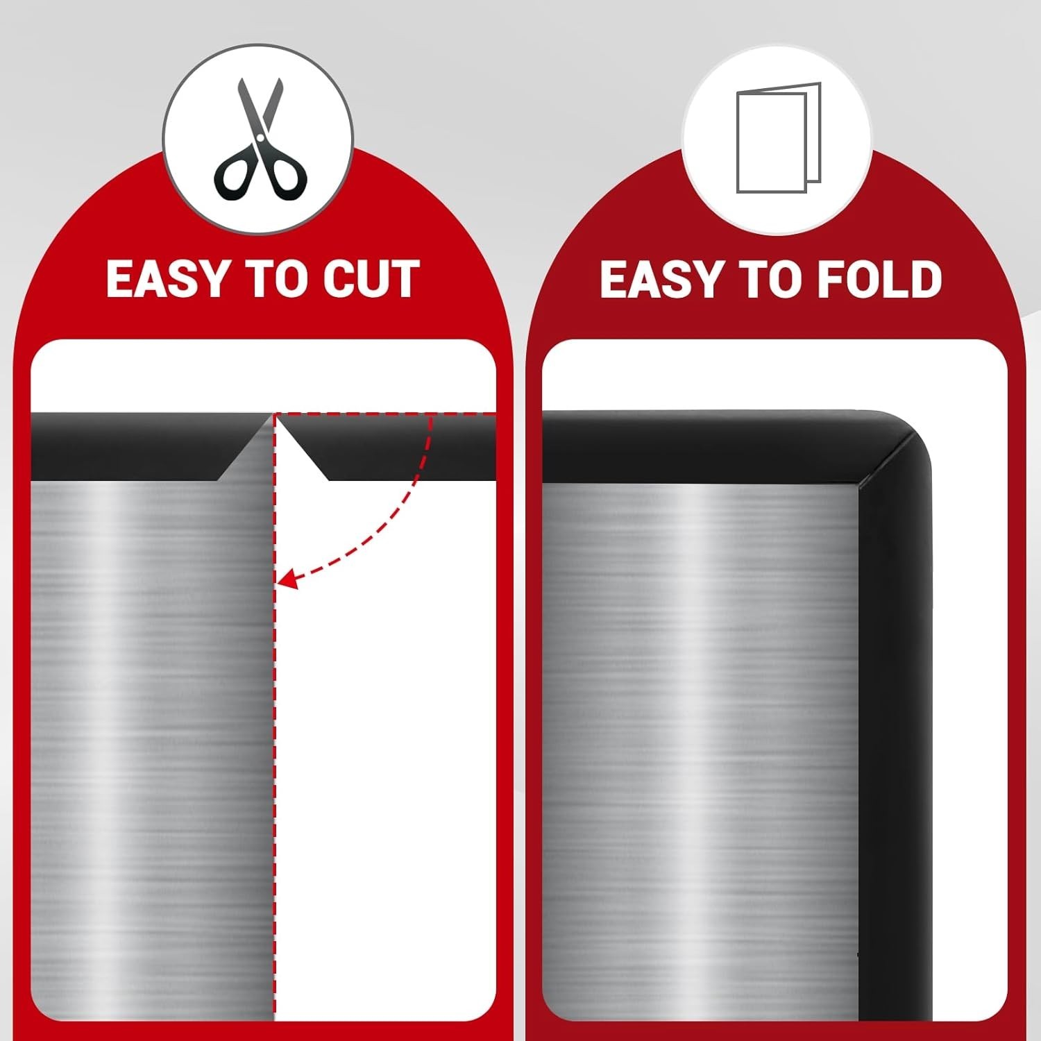 EPDM U Channel Edge Protector - 20ft Self Stick Rubber Trim for Sharp Edges