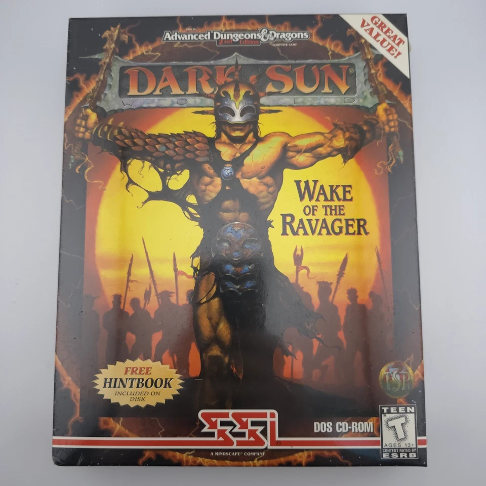 Dark Sun: Wake of the Ravager, 1994, Big Box, New & Sealed - Image 2 of 4