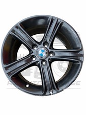 OEM BMW Style 393 Wheel 17x7.5 5x120 ET37 Black 428i F32 F30 Rim Genuine