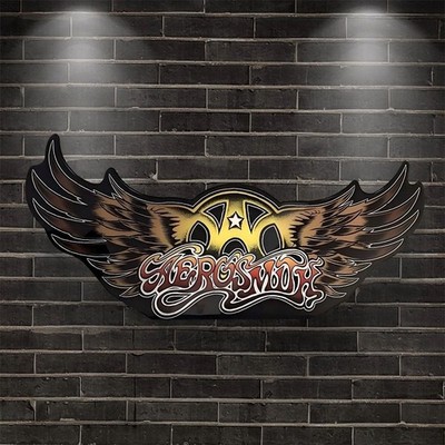 Aerosmith Wings Lightbox Band Rock N  Roll Vinyl Pinball Topper