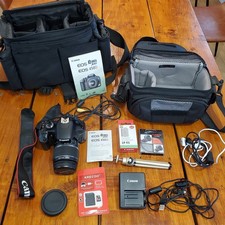 Canon EOS Rebel XSi 450D DSLR Camera  EF-S 18-55mm IS Lens  Bag  SD  Charger